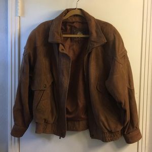 Vintage Adventure Bound suede coat